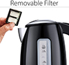 rotational cordless electric kettle for ANSIO Kettle, Electric Kettle 3000W 1