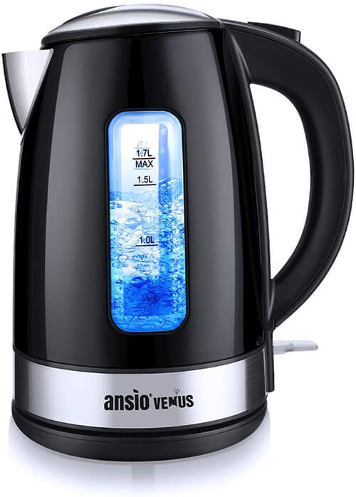 rotational cordless electric kettle for ANSIO Kettle, Electric Kettle 3000W 1