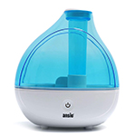 White blue air humidifier. stock image. Image of electric White blue air humidifier. stock image. Image of electric